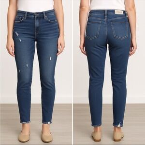 Lovervet by Vervet Distressed Raw Hem Jeans